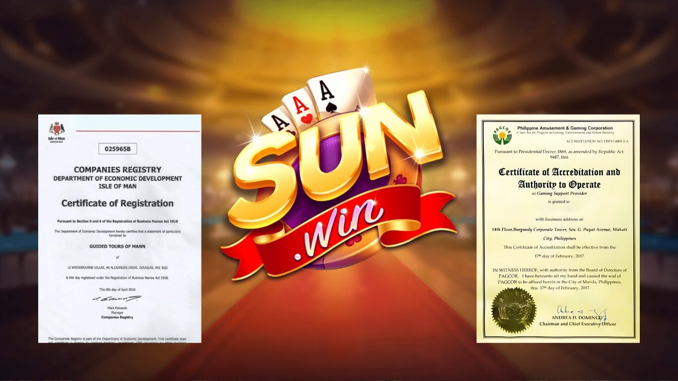 Giới thiệu Sunwin - Nguồn gốc, chứng nhận pháp lý. Giới thiệu Sunwin - Nguồn gốc, chứng nhận pháp lý.